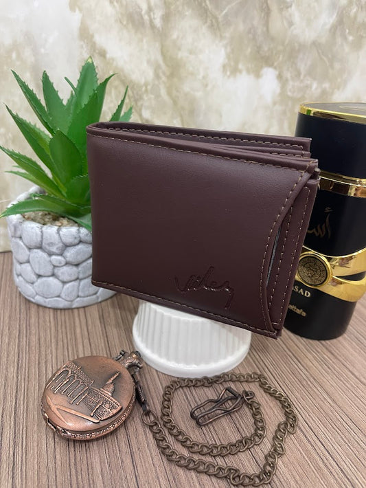 BILLETERA HOMBRE VELEZ DOBLE FUNCION TODA MARRON