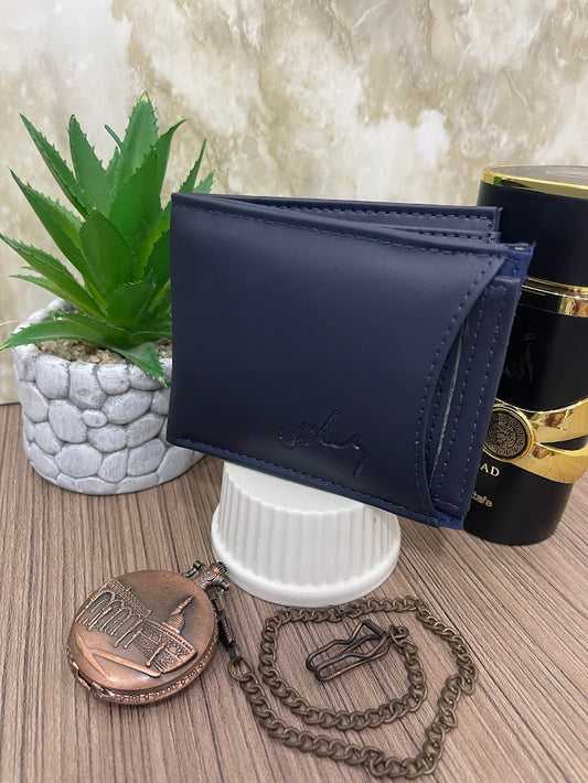 BILLETERA HOMBRE VELEZ DOBLE FUNCION AZUL OSCURO