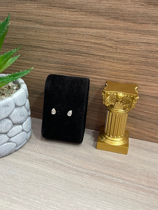 TOPO GOTA BLANCA 4X6MM ORO LAMINADO
