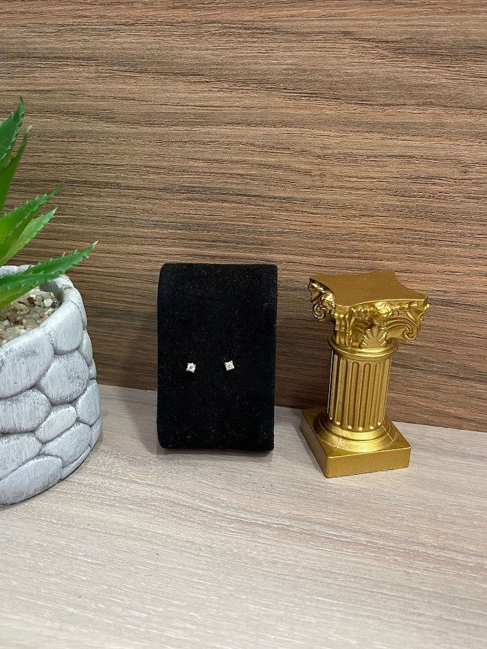 TOPO CIRCON 3MM ORO LAMINADO
