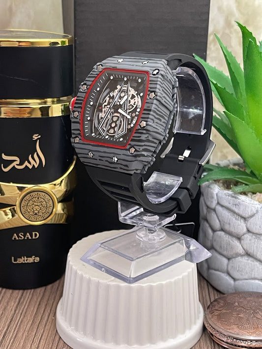 RICHARD MILLE BORDE TIPO MADERA