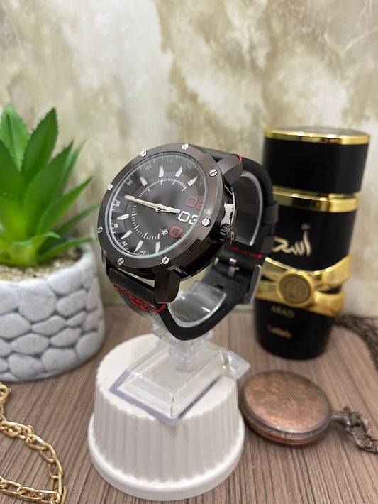 DIESEL NEGRO MANILLA COMBINADA NEGRA ROJA