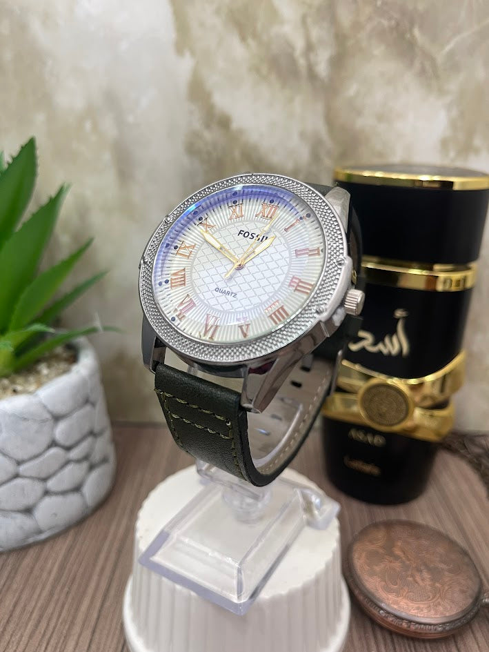 FOSSIL ESFERA BLANCA MANILLA VEERDE MILITAR