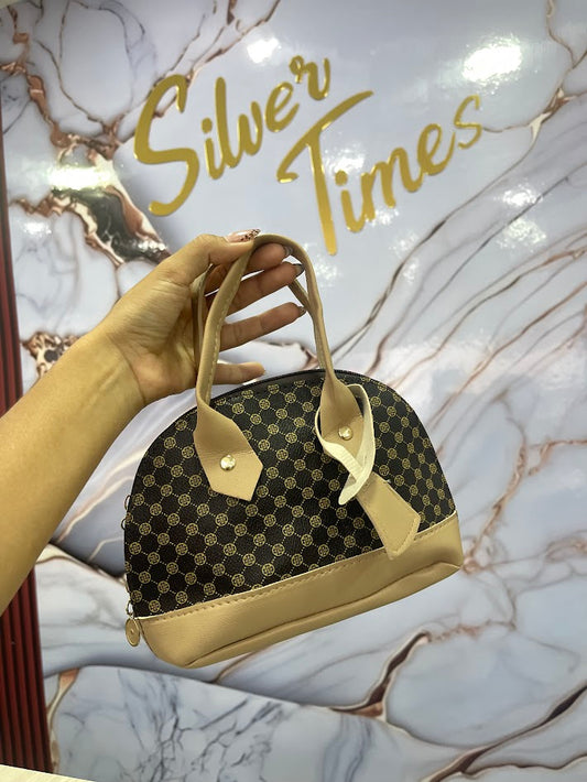 CARTERA MARRON INCLUYE CORREA DORADA