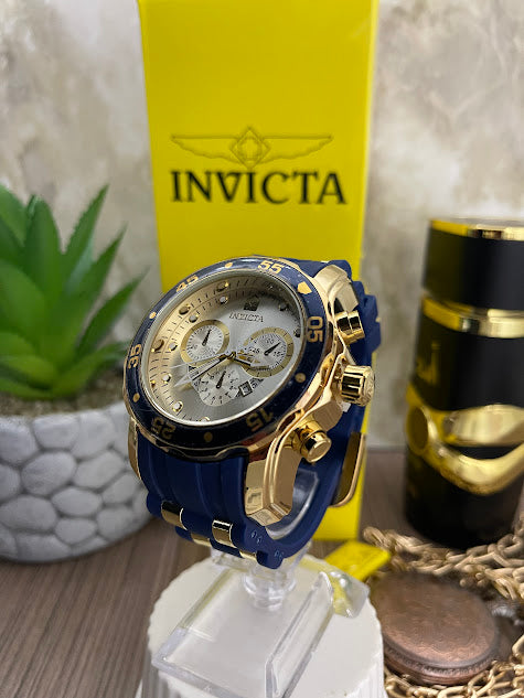 INVICTA AZUL ARO AZUL ESFERA BLANCA