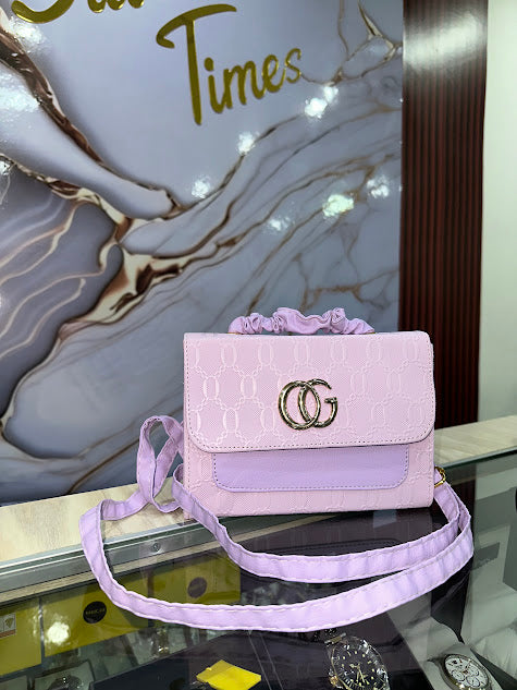 BOLSO TIPO CARTERA OG MORADO INCLUYE CORREA