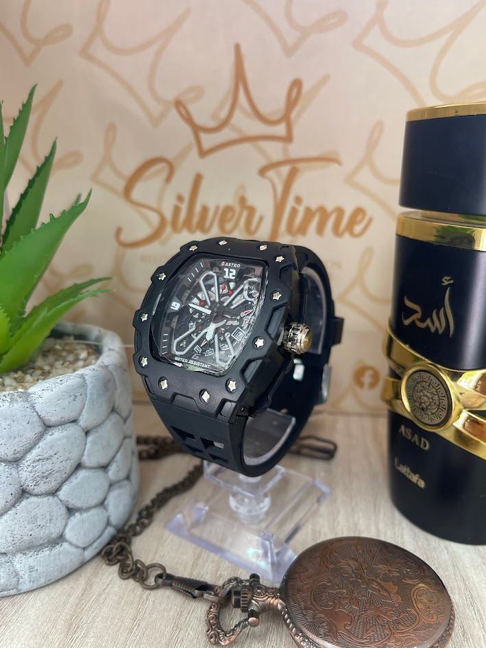 RELOJ CABALLERO DEPORTIVO GASTRO SPORT NEGRO