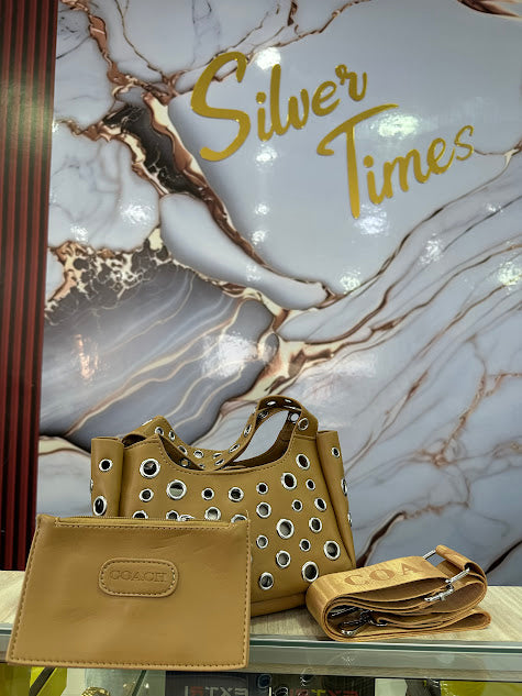 BOLSO TIPO CARTERA COACH DOBLE CORREA INCLUYE MONEDERO
