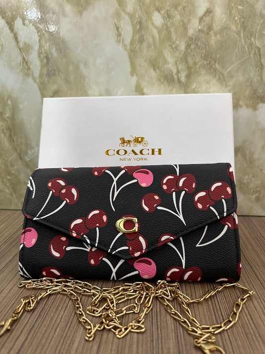 BOLSO CARTERA COACH CEREZAS