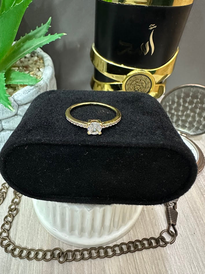 ANILLO OVALO CIRCON