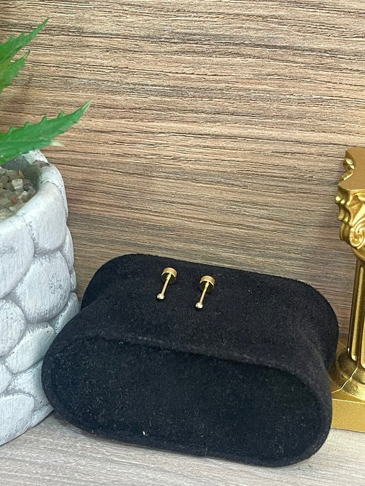 TOPO SEGURIDAD BALIN 2MM ORO LAMINADO