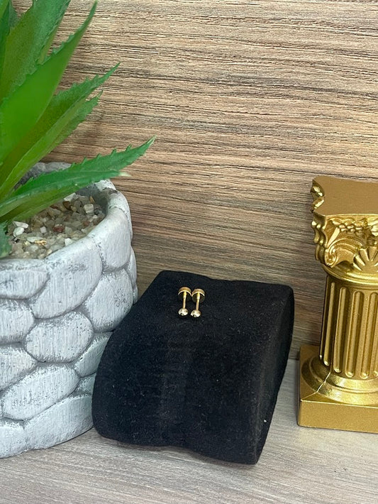 TOPO SEGURIDAD BALIN 3MM ORO LAMINADO