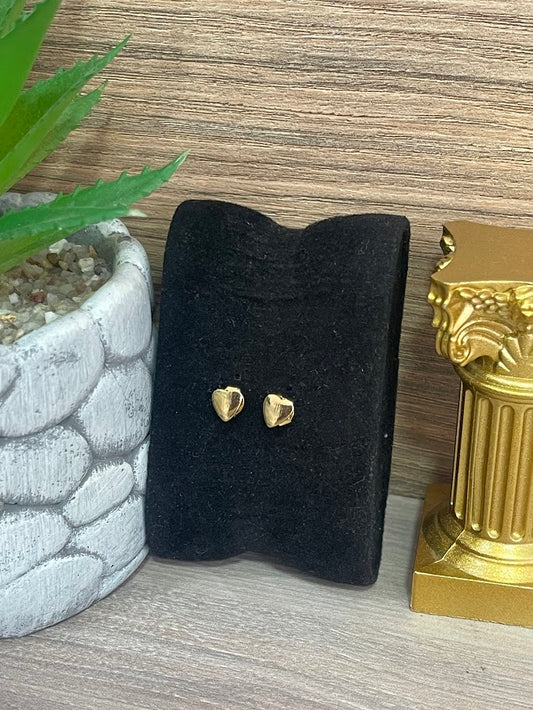 TOPO CORAZON LISO ORO LAMINADO