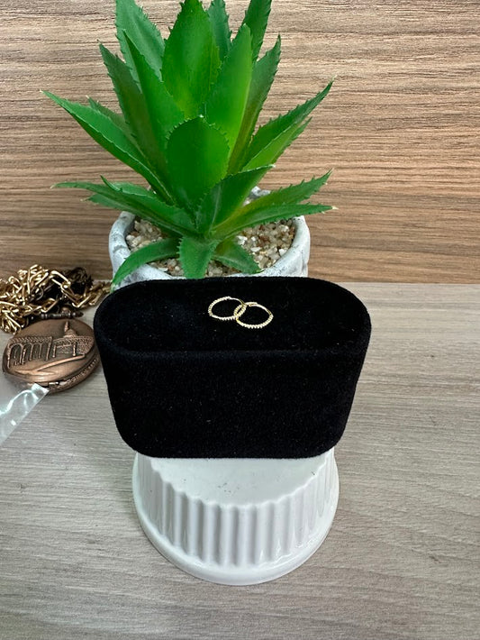 CANDONGA MINI HILO DIAMANTADA 10MM ORO LAMINADO