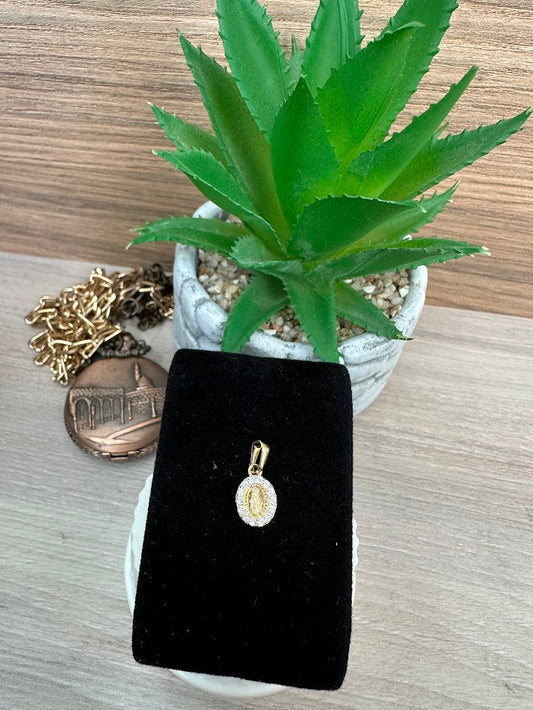 DIJE SILUETA MILAGROSA ORO LAMINADO