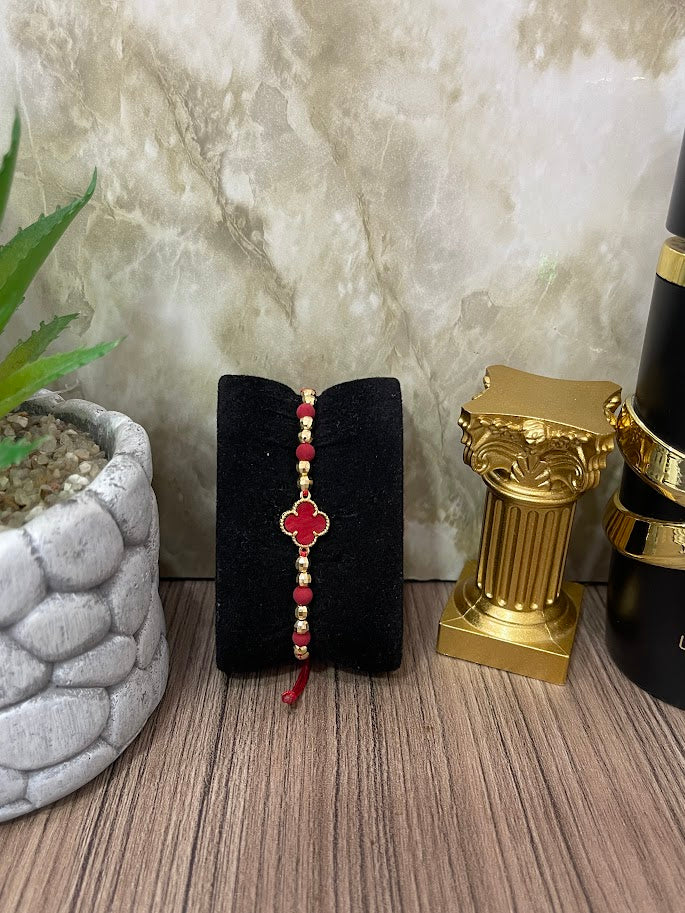 PULSERA TREBOL NEOP BALIN 4MM DIAM