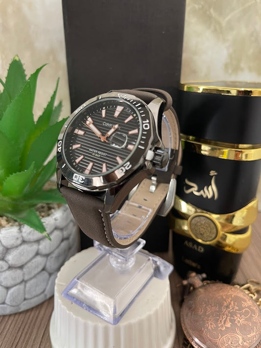 RELOJ CALVIN KLEIN NEGRO MANILLA NEGRA