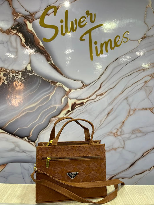BOLSO PRADA MILANO CAFE ESTILO BAUL