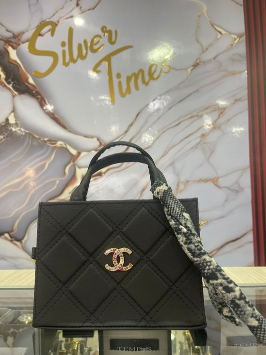 BOLSO DAMA CHANEL NEGRO ESTILO BAUL