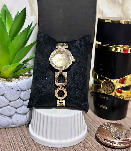 RELOJ JOYITAS DORADO DIAMANTADO-VARIOS