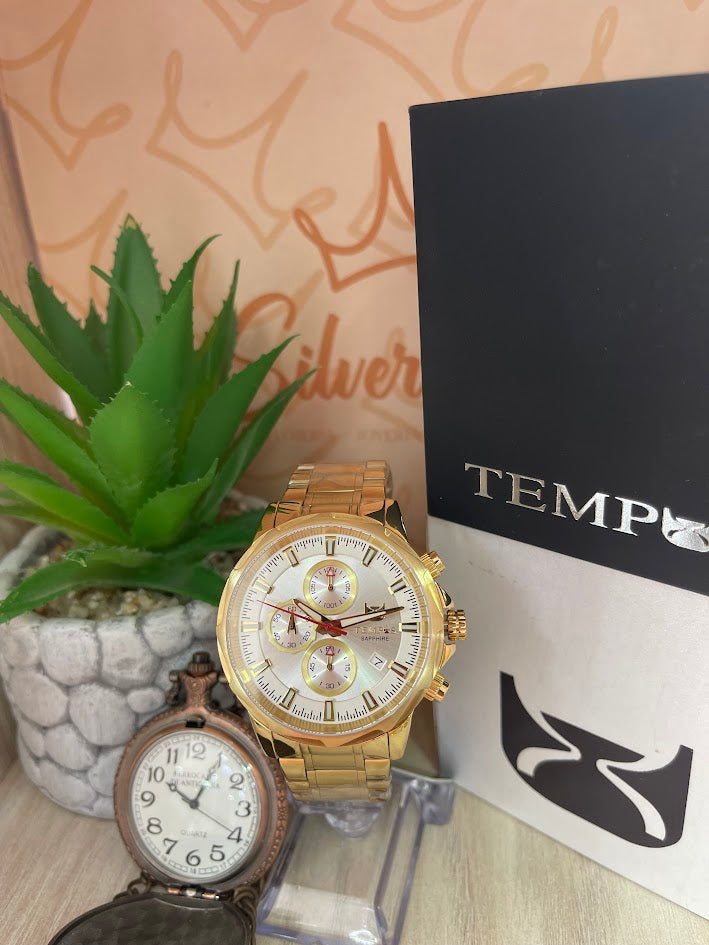 RELOJ DAMA YESS ORO ROSA ESFERA ROSA Y25020