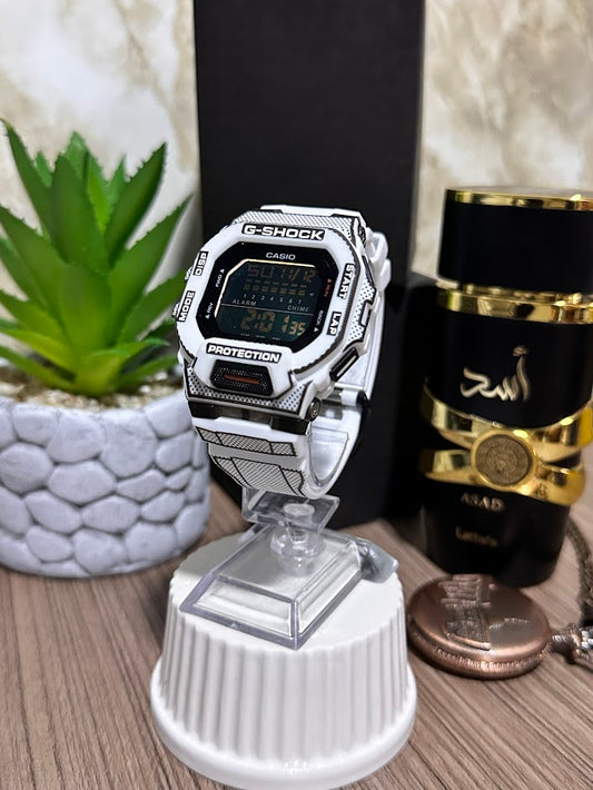CASIO ORIGINAL DIGITAL BLANCO ESFERA NEGRA