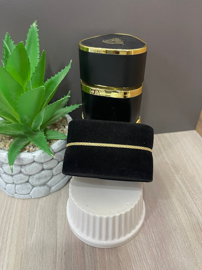 PULSERA NIÑO ORO LAMINADO TEJIDO CHINO