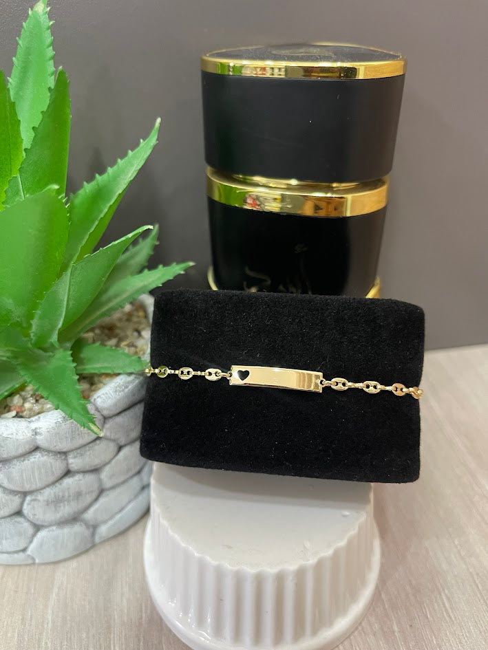 PULSO PARA NIÑO TEJIDO GUCCI DETALLE DE CORAZON