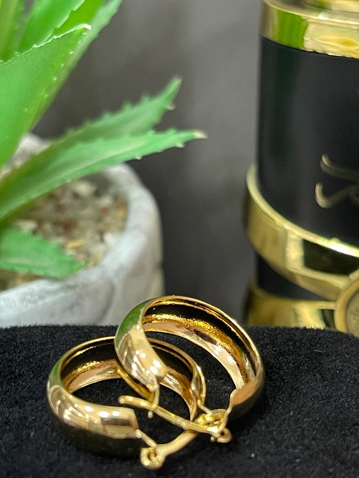 ARGOLLAS MERCOCHAS ORO LAMINADO