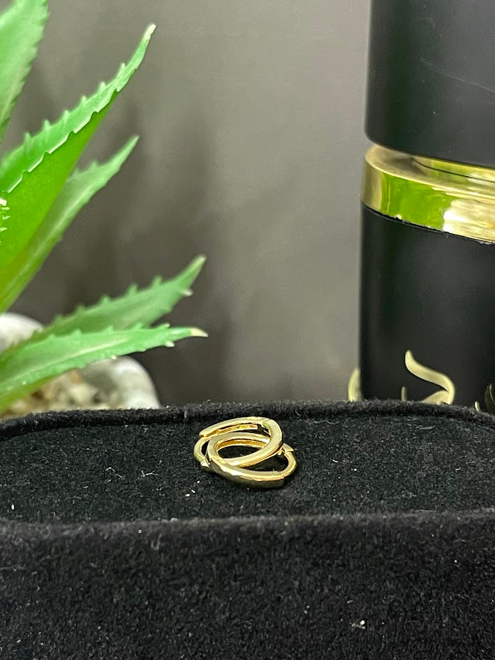 ARGOLLA LISA 10MM ORO LAMINADO