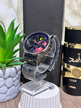 Reloj ferrari metalico negro - varios