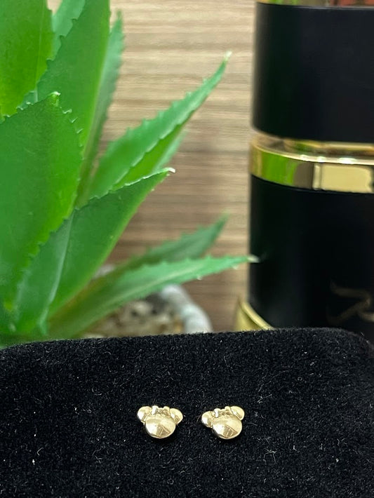 TOPO LISO CABEZA DE RATON ORO LAMINADO