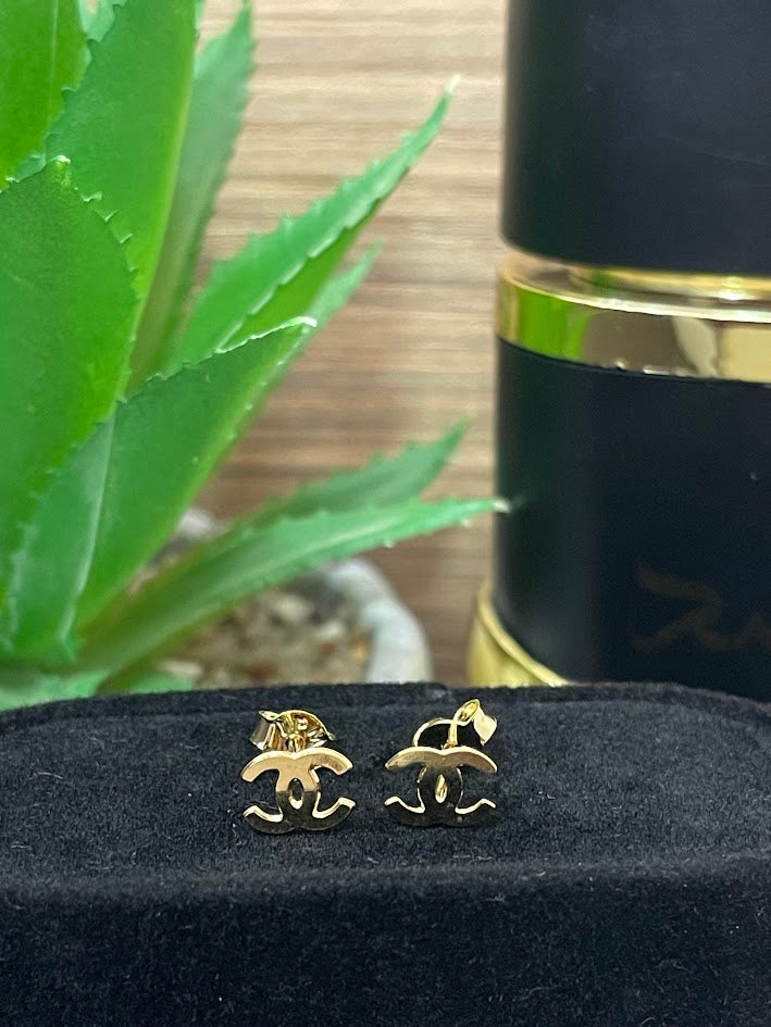TOPO CHANEL LISO ORO LAMINADO 8MM