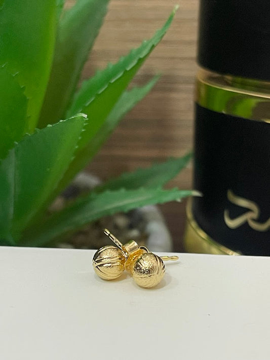 TOPO DIAMANTADO 6MM ORO LAMINADO