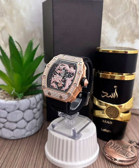 Richard Mille Diamantado Oro Rosa