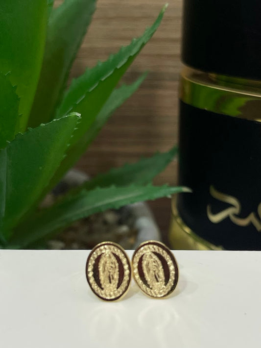 TOPO GUADALUPE 8X10MM ORO LAMINADO