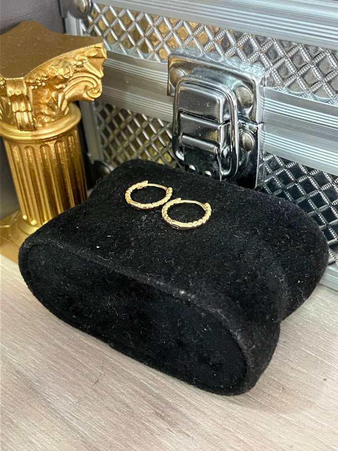 CANDONGA CLICK ENTORCHADA 12MM ORO LAMINADO