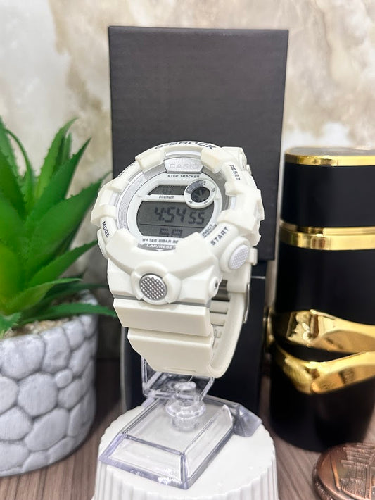 CASIO DIGITAL G-SHOCK SILICONADO BLANCO