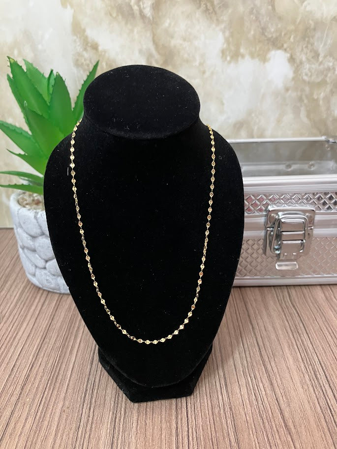 CADENA LLUVIA MINI 40CM ORO LAMINADO