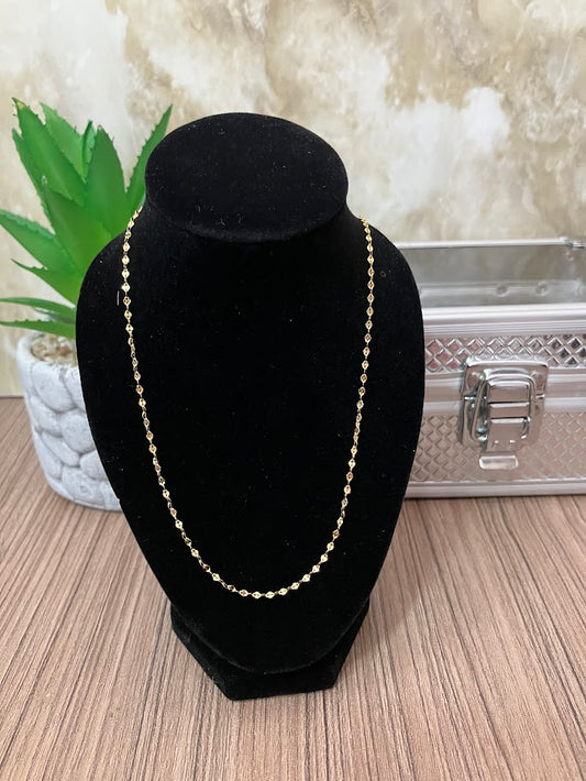 CADENA LLUVIA MINI 40CM ORO LAMINADO