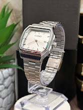 Casio Dama Cuadrado Plateado