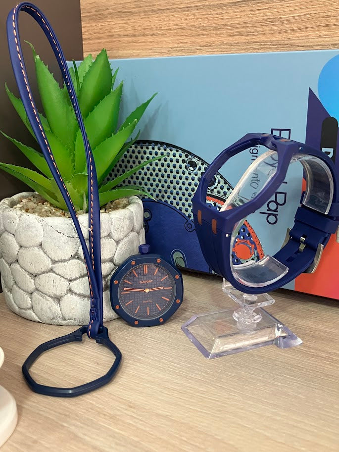 RELOJ DEPORTIVO SPORT AZUL PLASTICO