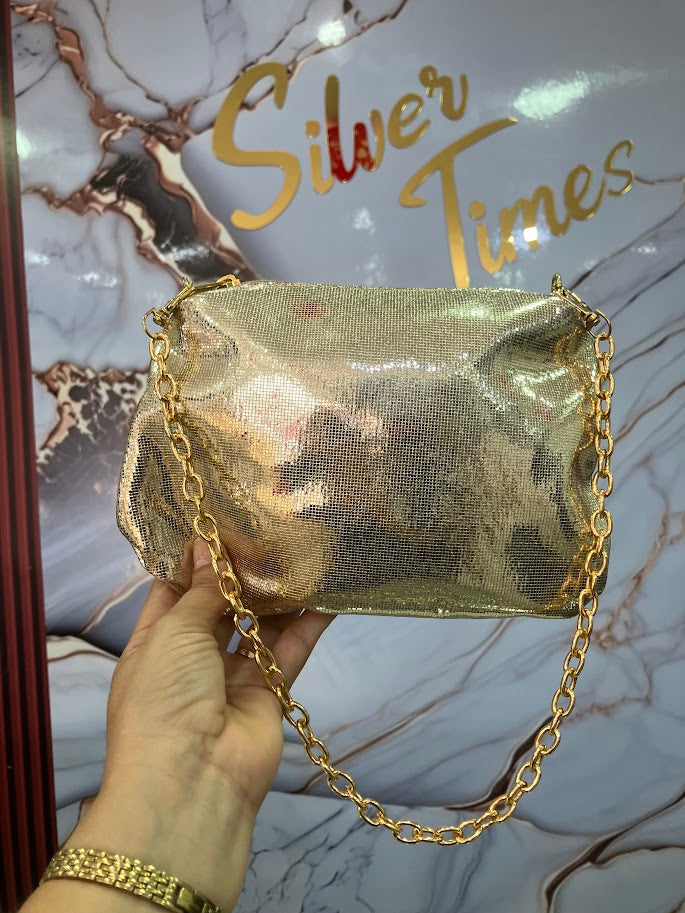 BOLSO DORADO DAMA