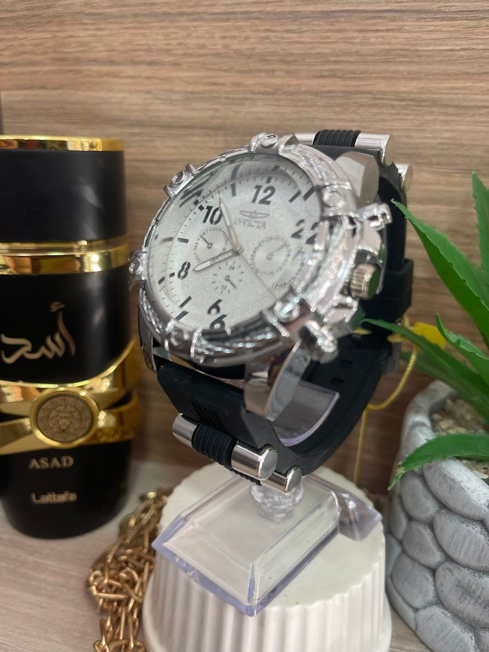 INVICTA SILICONA NEGRO Y BLANCO