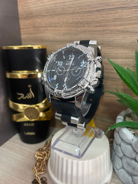 INVICTA HOMBRE MANILLA SILICONA