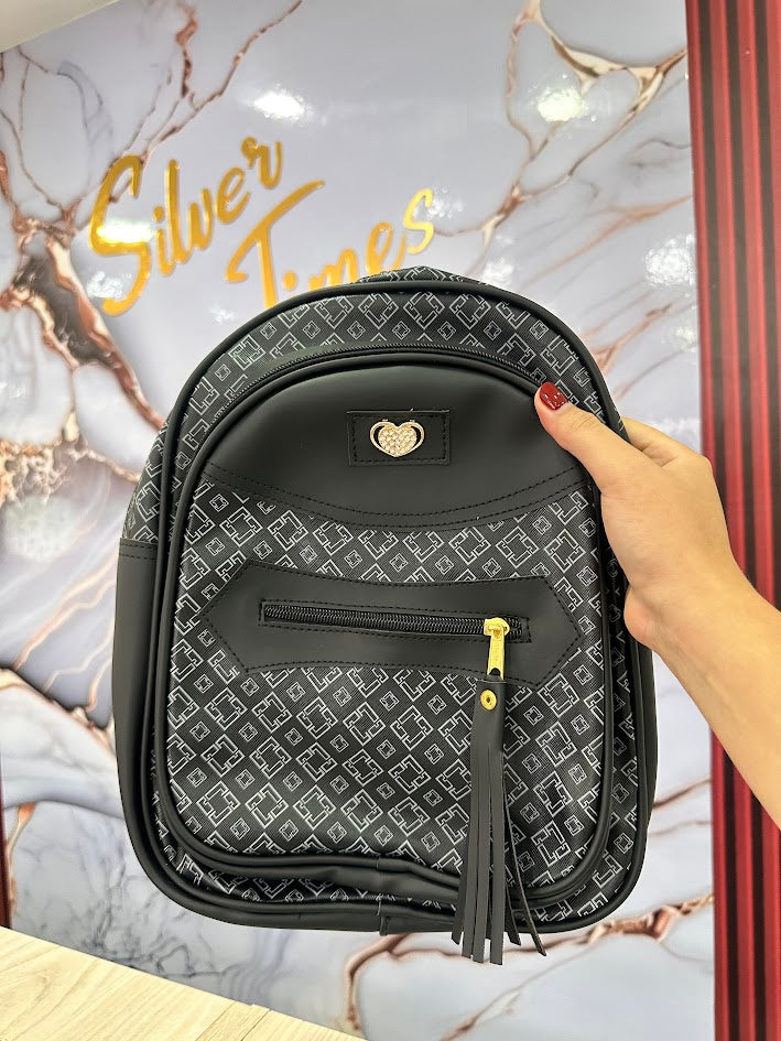 BOLSO NEGRO CON LAZO