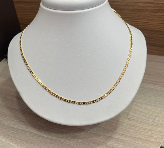 CADENA DIAMANTADA 3MM ORO LAMINADO