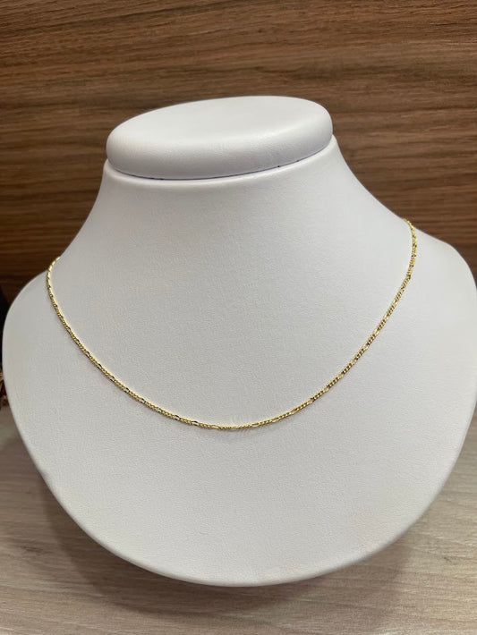 CADENA 3X1 ORO LAMINADO