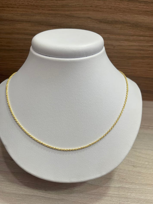CADENA LAZO 1.5MM ORO LAMINADO