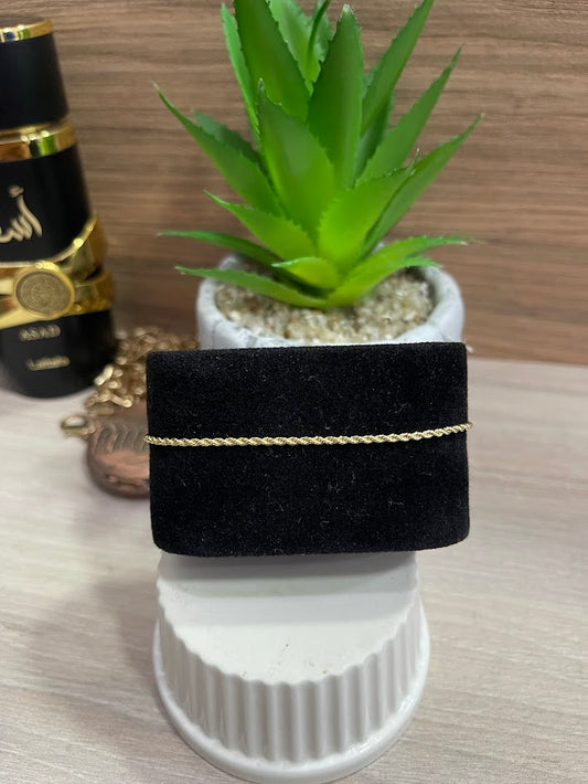 PULSERA LAZO 1.7MM ORO LAMINADO